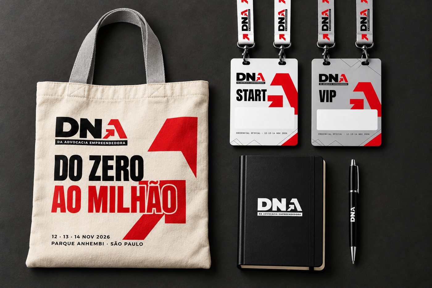 Mockup fotográfico: Kit Start e VIP